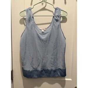 Victoria’s Secret Pastel Baby Blue Spring Lightweight Tank Top Size Large